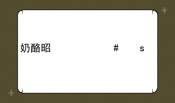 奶酪是什么东西