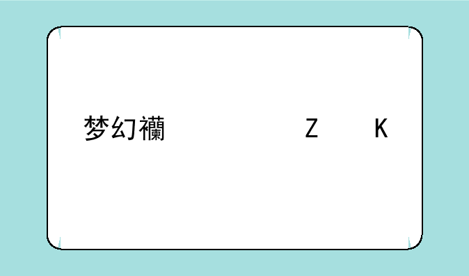 梦幻西游新角色